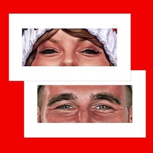 Jason Edmiston Taylor Swift & Travis Kelce GICLEÉ Print Set of 2 LE 200